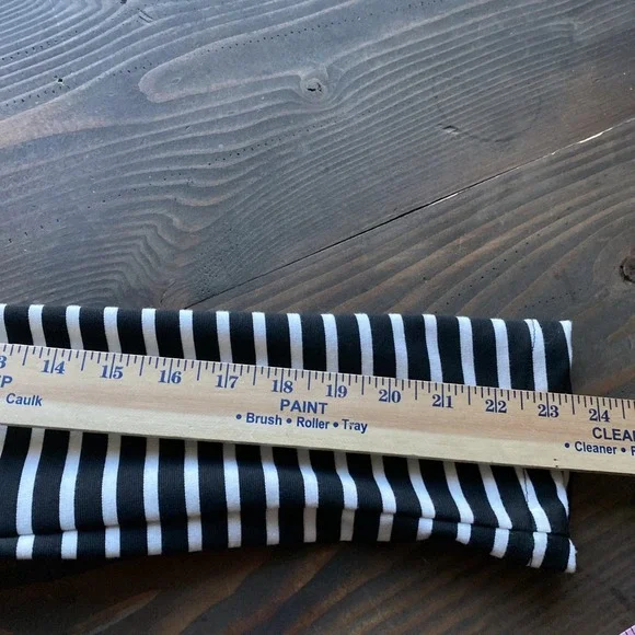 Mossimo Blazer M Womens Black White Striped Business Career Office Jacket Preppy - Picture 9 of 12